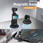 For DJI Osmo Pocket 3 Sunnylife Magnetic Base Mount Tabletop Base Stand Holder