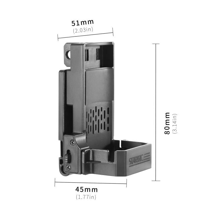 For DJI Osmo Pocket 3 STARTRC Folding Magnetic Mount Base Fixed Bracket