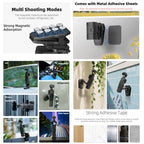Sunnylife Stretchable Backpack Clip Rotatable Magnetic Mount Action Camera Holder Vlog Mount, For DJI Osmo Pocket 3