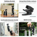 Sunnylife Stretchable Backpack Clip Rotatable Magnetic Mount Action Camera Holder Vlog Mount, For DJI Osmo Pocket 3