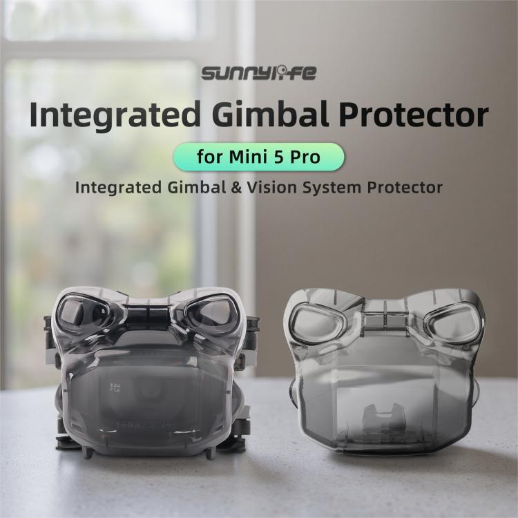 Sunnylife Integrated Gimbal Protector Cover Transparent Lens Cap Vision System Protector, For DJI Mini 5 Pro