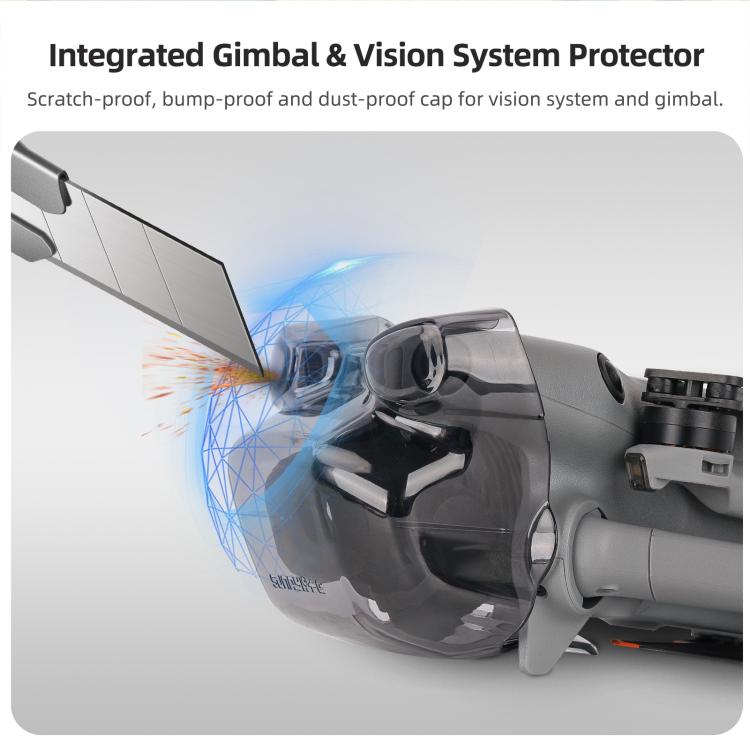 Sunnylife Integrated Gimbal Protector Cover Transparent Lens Cap Vision System Protector, For DJI Mini 5 Pro