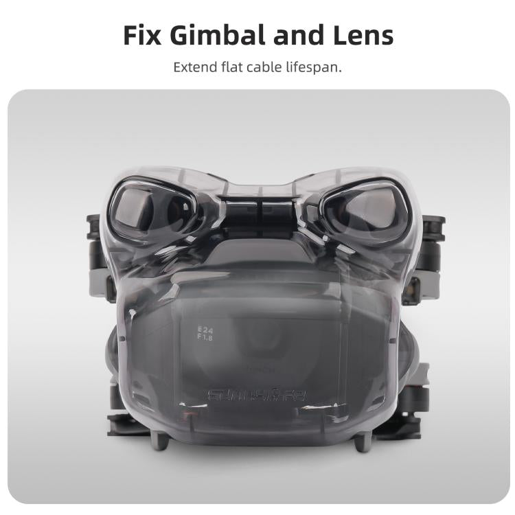 Sunnylife Integrated Gimbal Protector Cover Transparent Lens Cap Vision System Protector, For DJI Mini 5 Pro