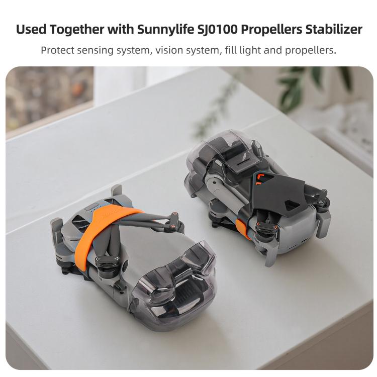 Sunnylife Integrated Gimbal Protector Cover Transparent Lens Cap Vision System Protector, For DJI Mini 5 Pro
