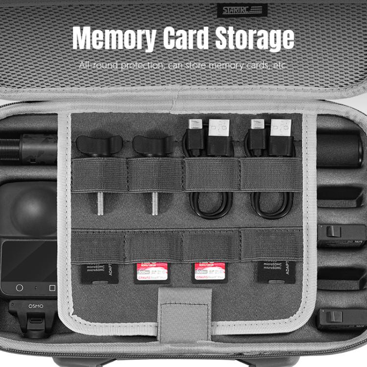 For DJI Osmo 360 STARTRC Full Kit Portable Handbag Shoulder PU Storage Bag