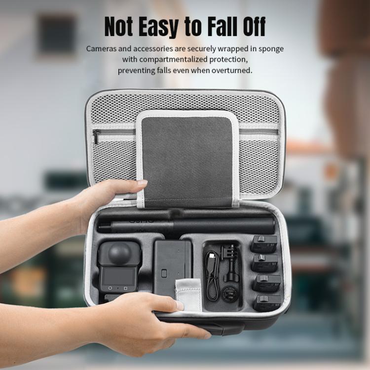 For DJI Osmo 360 STARTRC Full Kit Portable Handbag Shoulder PU Storage Bag