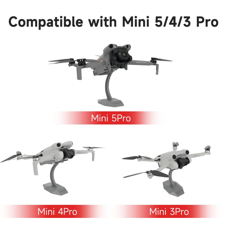 Sunnylife Desktop Display Stand Drone Mount Exhibition Base Bracket, For DJI Mini 5 Pro / 4 Pro / 3 Pro