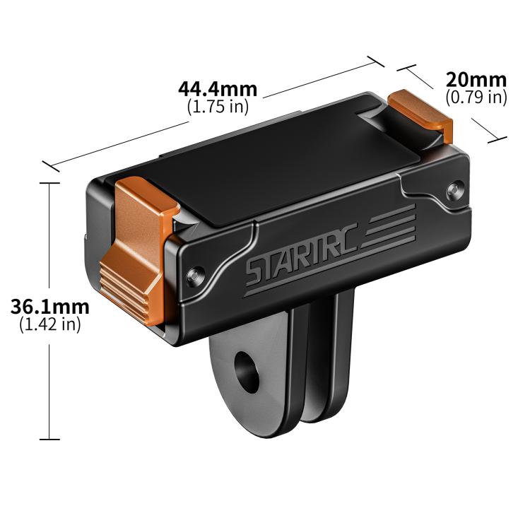 STARTRC Plastic Quick-release Base Adapter Bracket, For DJI Osmo Action 6 — view 5