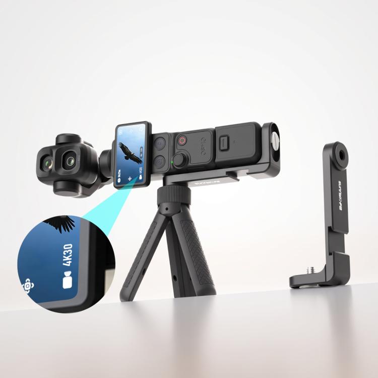 Sunnylife Metal Vertical Shooting Mount L-Type Quick Release Mount Stand For DJI Osmo Pocket 4P / 4/ 3