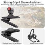 For DJI Osmo Pocket 4 / 3 Sunnylife Magnetic Quick-Release Adjustable Backpack Clip Action Camera Clamp Vertical-Horizontal Mount