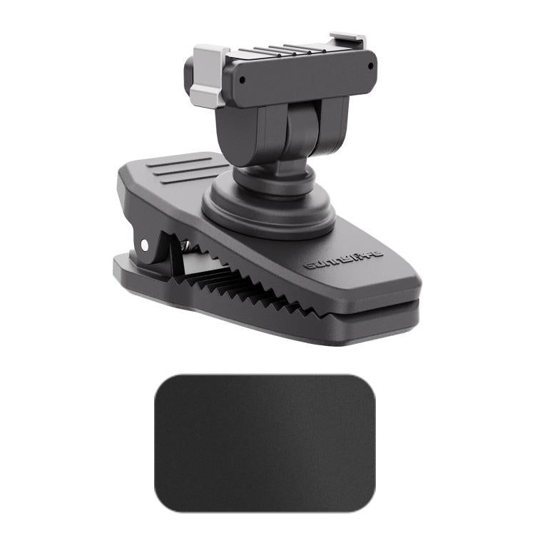 Sunnylife Magnetic Quick-Release Backpack Clip Adjustable Action Camera Clamp Vertical-Horizontal Mount for DJI Osmo Nano / Action 6