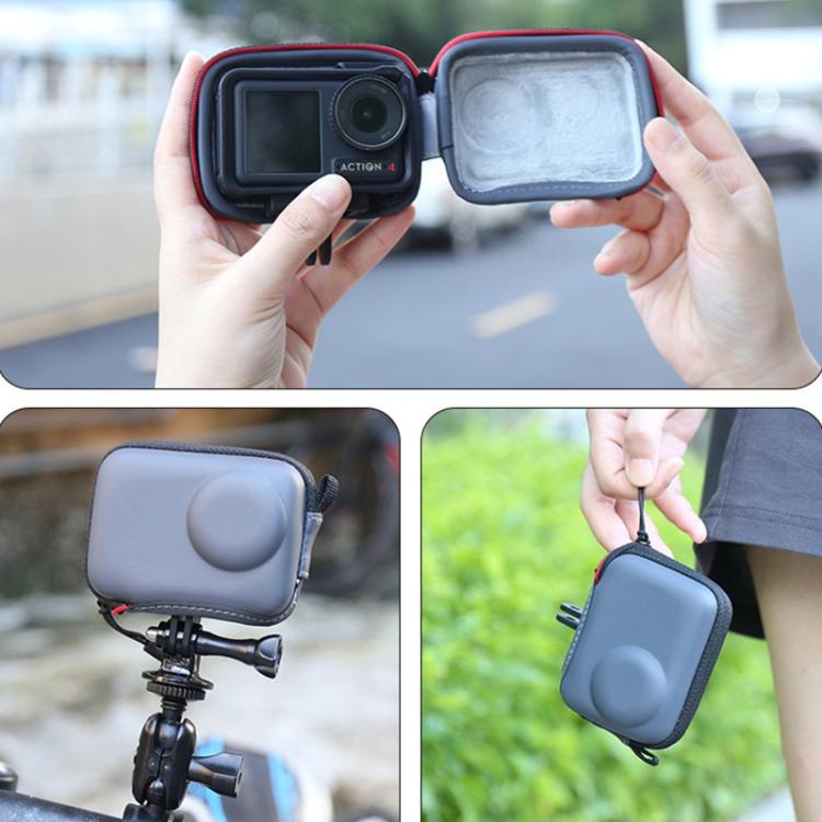 Mini Portable Body PU EVA Storage Bag, For DJI Osmo Action 5 Pro / 4 / 3