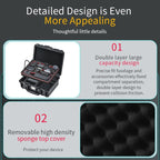 STARTRC TSA Combination Lock Waterproof Dual-layer Suitcase Storage Box, For DJI Osmo Pocket 4P