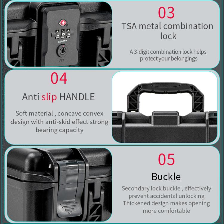 STARTRC TSA Combination Lock Waterproof Dual-layer Suitcase Storage Box, For DJI Osmo Pocket 4P