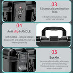 STARTRC TSA Combination Lock Waterproof Dual-layer Suitcase Storage Box, For DJI Osmo Pocket 4P