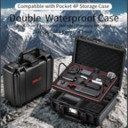 STARTRC TSA Combination Lock Waterproof Dual-layer Suitcase Storage Box, For DJI Osmo Pocket 4P