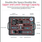 STARTRC TSA Combination Lock Waterproof Dual-layer Suitcase Storage Box, For DJI Osmo Pocket 4P