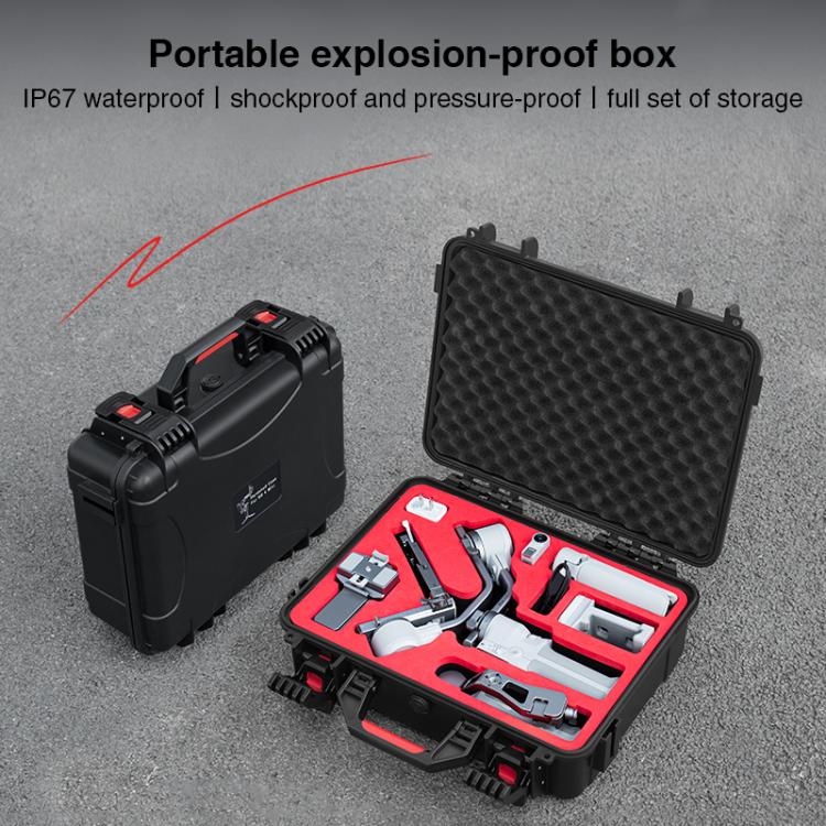 For DJI RS4 Mini STARTRC PP Waterproof Shockproof Suitcase Portable Storage Box — view 5
