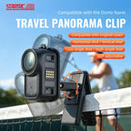 For DJI Osmo Nano STARTRC Backpack Clip V2 Adjustable Action Camera Clamp Quick-Release Mount