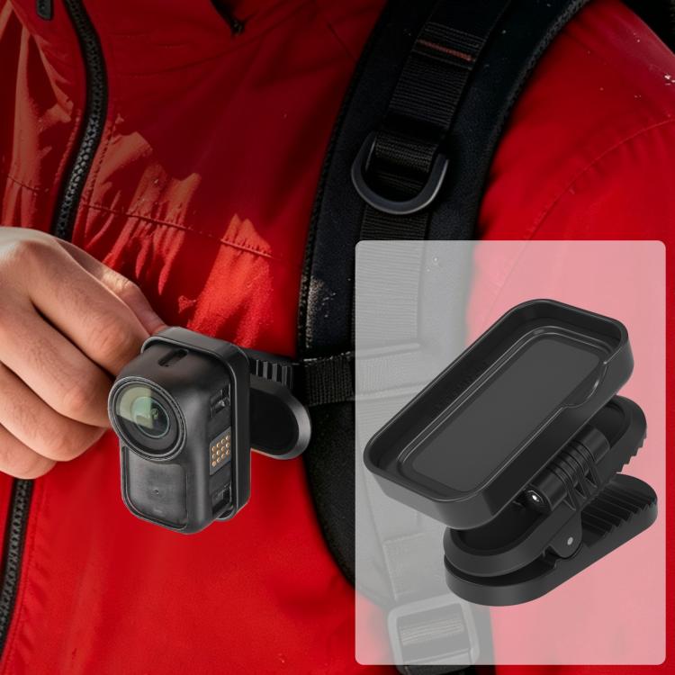 For DJI Osmo Nano Sunnylife Magnetic Backpack Clip Adjustable Action Camera Clamp Quick-Release Mount