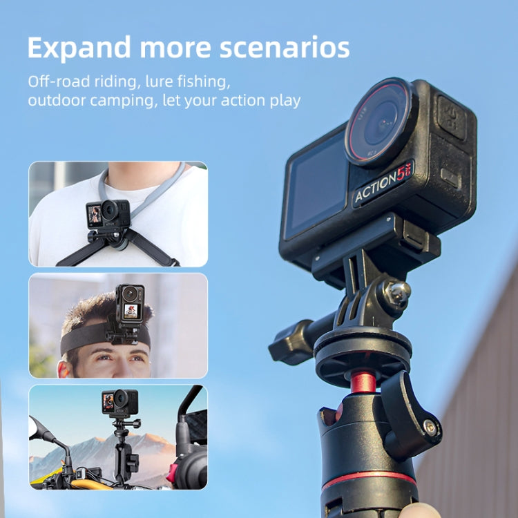 For DJI Osmo Action 5 Pro / 4 / 3 Magnetic Quick Release Base Mount Adapter — view 5