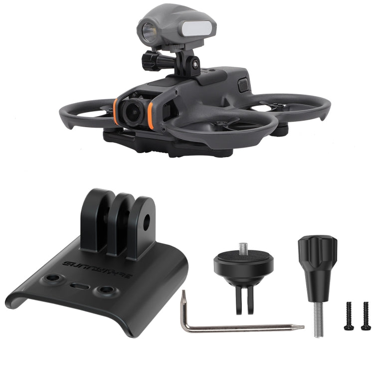 Sunnylife Action Camera Holder Mount Drone Light Bracket, For DJI Avata 2