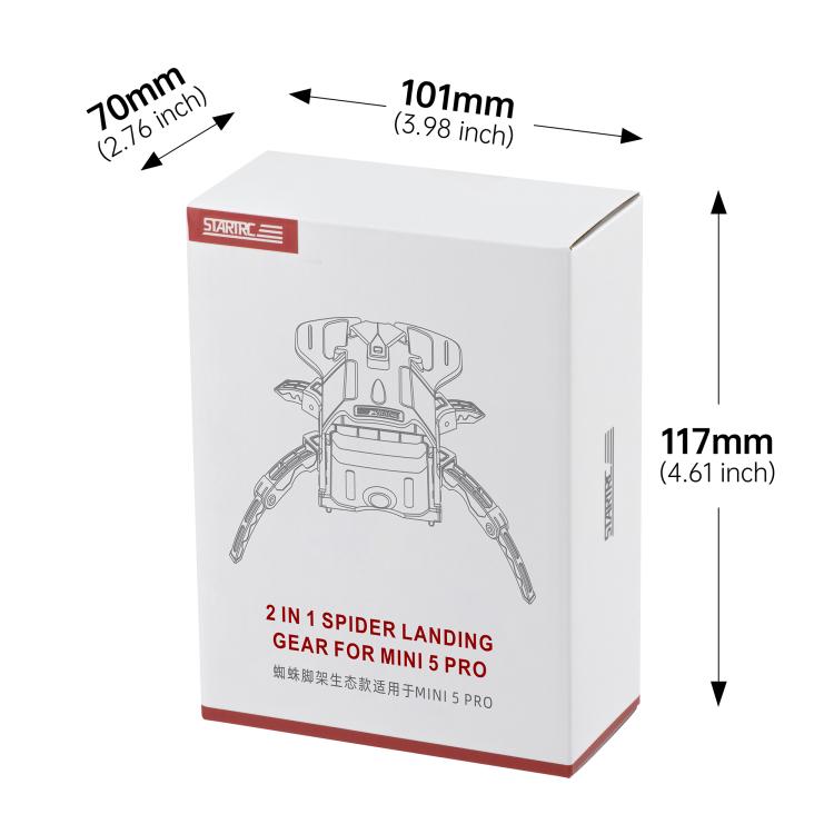 STARTRC Spider-Leg Heightened Landing Gear Training Rack, Eco-Compatible, For DJI Mini 5 Pro