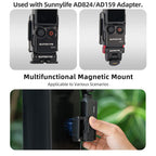 For DJI Osmo Pocket 4 / 3 Sunnylife Multifunctional Magnetic Mount Tabletop Base Bracket Angles Adjustable Stand — view 9