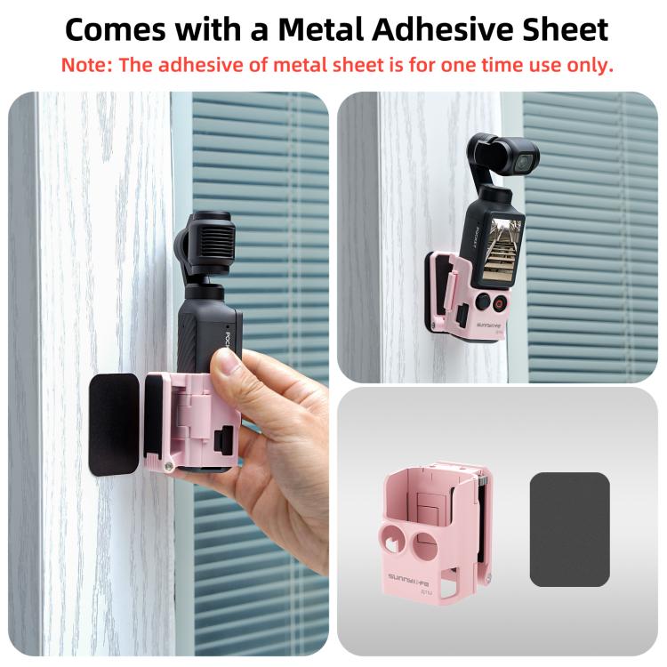 For DJI Osmo Pocket 4 / 3 Sunnylife Multifunctional Magnetic Mount Tabletop Base Bracket Angles Adjustable Stand — view 12
