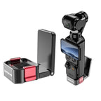 For DJI Osmo Pocket 4 / 3 Sunnylife Metal Quick-Release Magnetic Mount Tabletop Base Bracket Angles Adjustable Stand