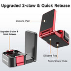 For DJI Osmo Pocket 4 / 3 Sunnylife Metal Quick-Release Magnetic Mount Tabletop Base Bracket Angles Adjustable Stand