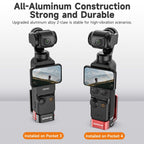 For DJI Osmo Pocket 4 / 3 Sunnylife Metal Quick-Release Magnetic Mount Tabletop Base Bracket Angles Adjustable Stand