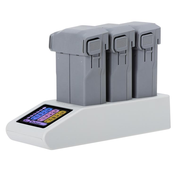 Mini 4 / Mini 3 Charging Butler Tri-Battery Charger Hub with Display Screen, For DJI Mini 5 Pro