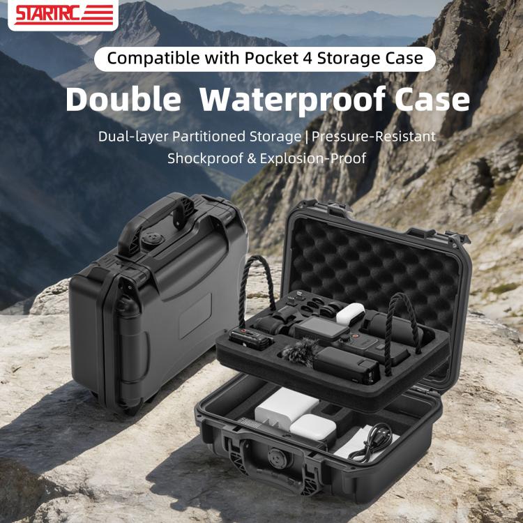 STARTRC Waterproof PP Dual-layer Suitcase All-purpose Set Storage Box, For DJI Osmo Pocket 4