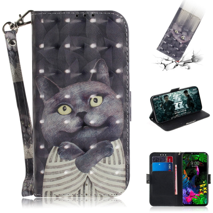 3D Painting Pattern Coloured Drawing Horizontal Flip Leather Case with Holder & Card Slots & Wallet
