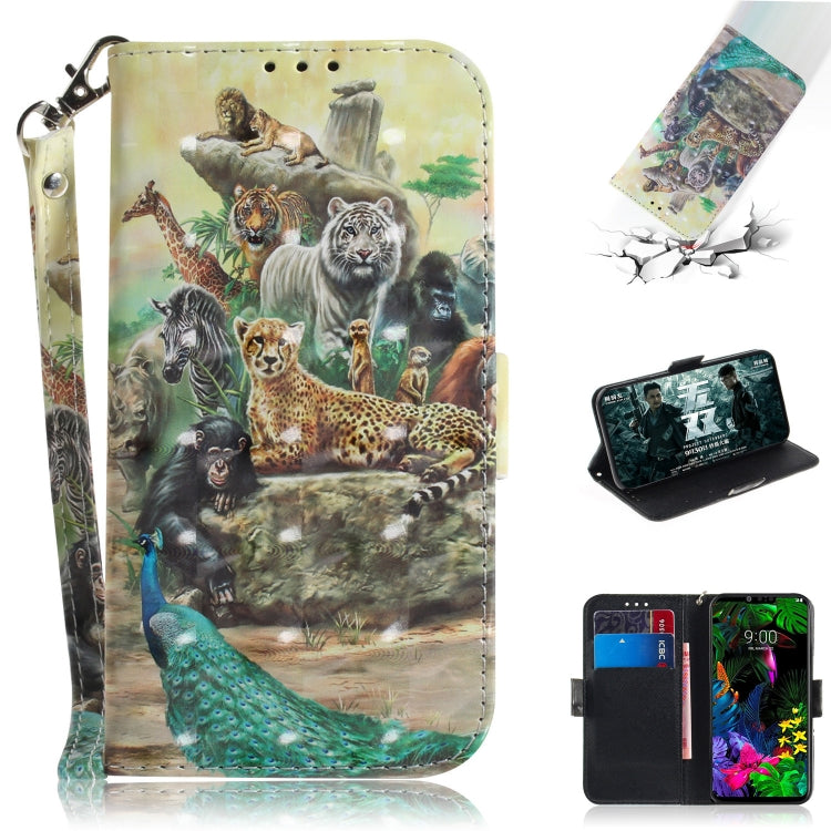 3D Painting Pattern Coloured Drawing Horizontal Flip Leather Case with Holder & Card Slots & Wallet