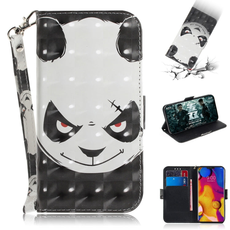 3D Painting Pattern Coloured Drawing Horizontal Flip Leather Case with Holder & Card Slots & Wallet