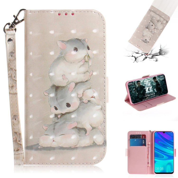 3D Painting Pattern Coloured Drawing Horizontal Flip Leather Case with Holder & Card Slots & Wallet
