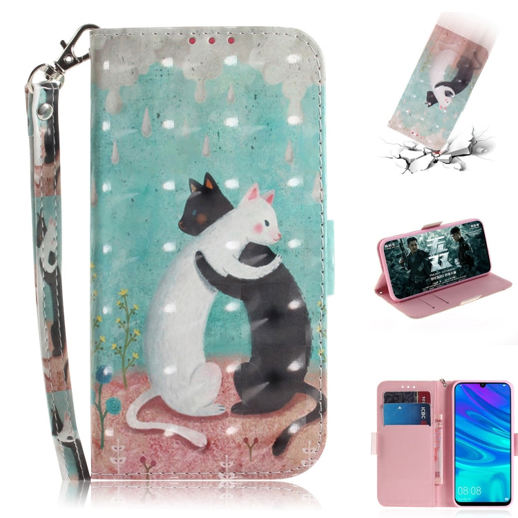 3D Painting Pattern Coloured Drawing Horizontal Flip Leather Case with Holder & Card Slots & Wallet