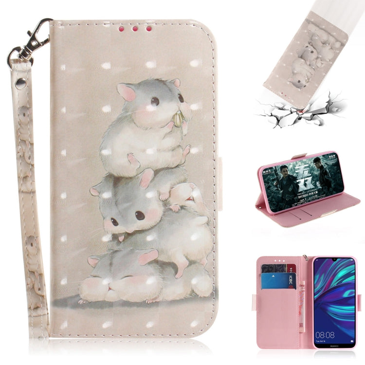 3D Painting Pattern Coloured Drawing Horizontal Flip Leather Case with Holder & Card Slots & Wallet