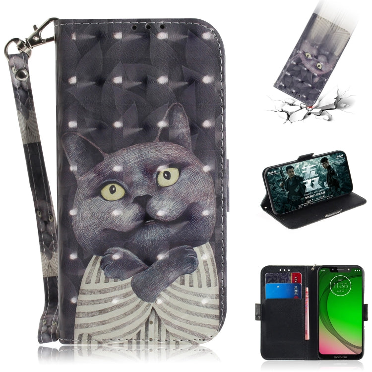 3D Painting Pattern Coloured Drawing Horizontal Flip Leather Case with Holder & Card Slots & Wallet