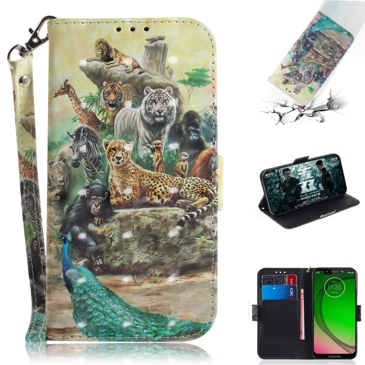 3D Painting Pattern Coloured Drawing Horizontal Flip Leather Case with Holder & Card Slots & Wallet