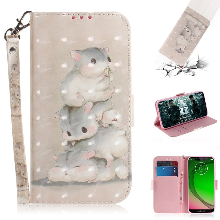 3D Painting Pattern Coloured Drawing Horizontal Flip Leather Case with Holder & Card Slots & Wallet