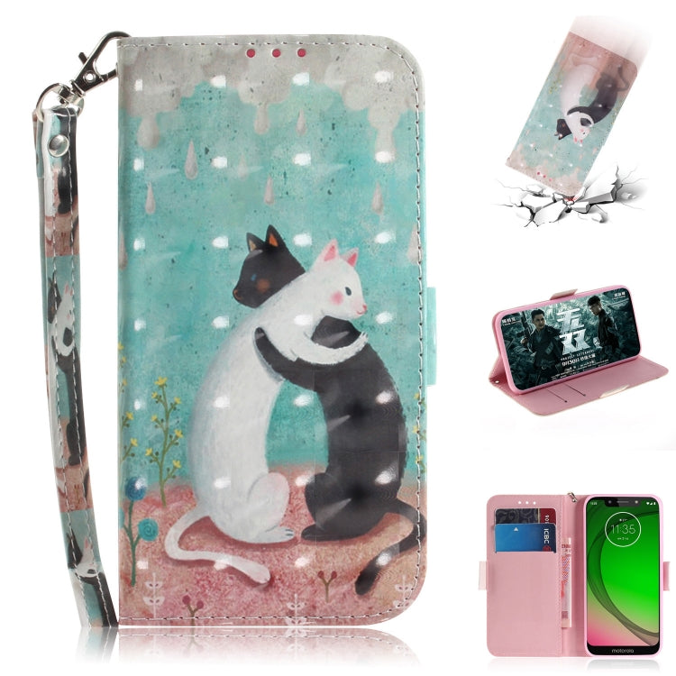 3D Painting Pattern Coloured Drawing Horizontal Flip Leather Case with Holder & Card Slots & Wallet