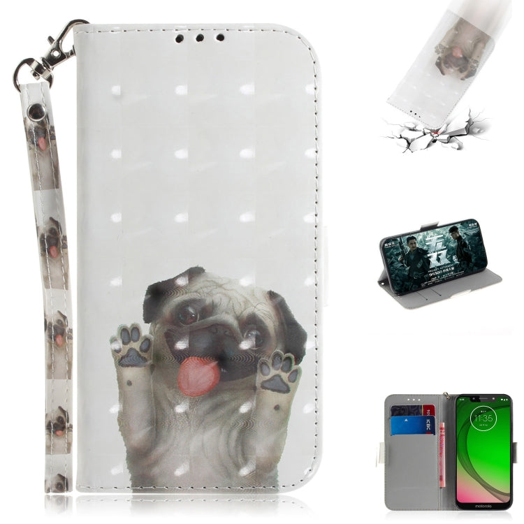 3D Painting Pattern Coloured Drawing Horizontal Flip Leather Case with Holder & Card Slots & Wallet