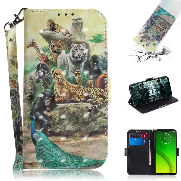 3D Painting Pattern Coloured Drawing Horizontal Flip Leather Case with Holder & Card Slots & Wallet