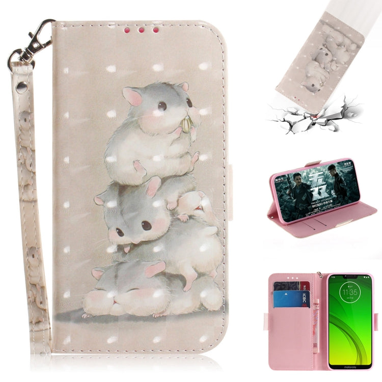 3D Painting Pattern Coloured Drawing Horizontal Flip Leather Case with Holder & Card Slots & Wallet