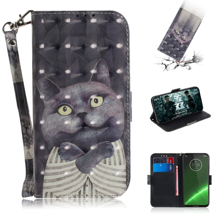 3D Painting Pattern Coloured Drawing Horizontal Flip Leather Case with Holder & Card Slots & Wallet