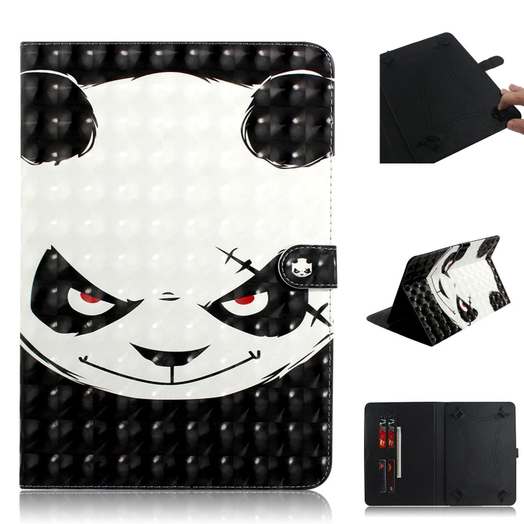 3D Colored Drawing Universal Horizontal Flip Leather Case, with Holder & Card Slot & Wallet — view 32