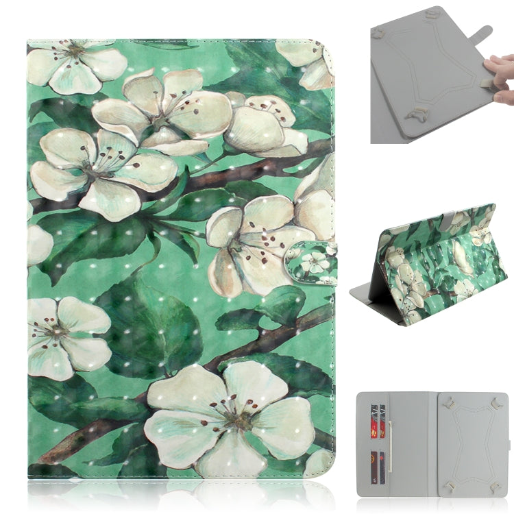 3D Colored Drawing Universal Horizontal Flip Leather Case, with Holder & Card Slot & Wallet — view 42